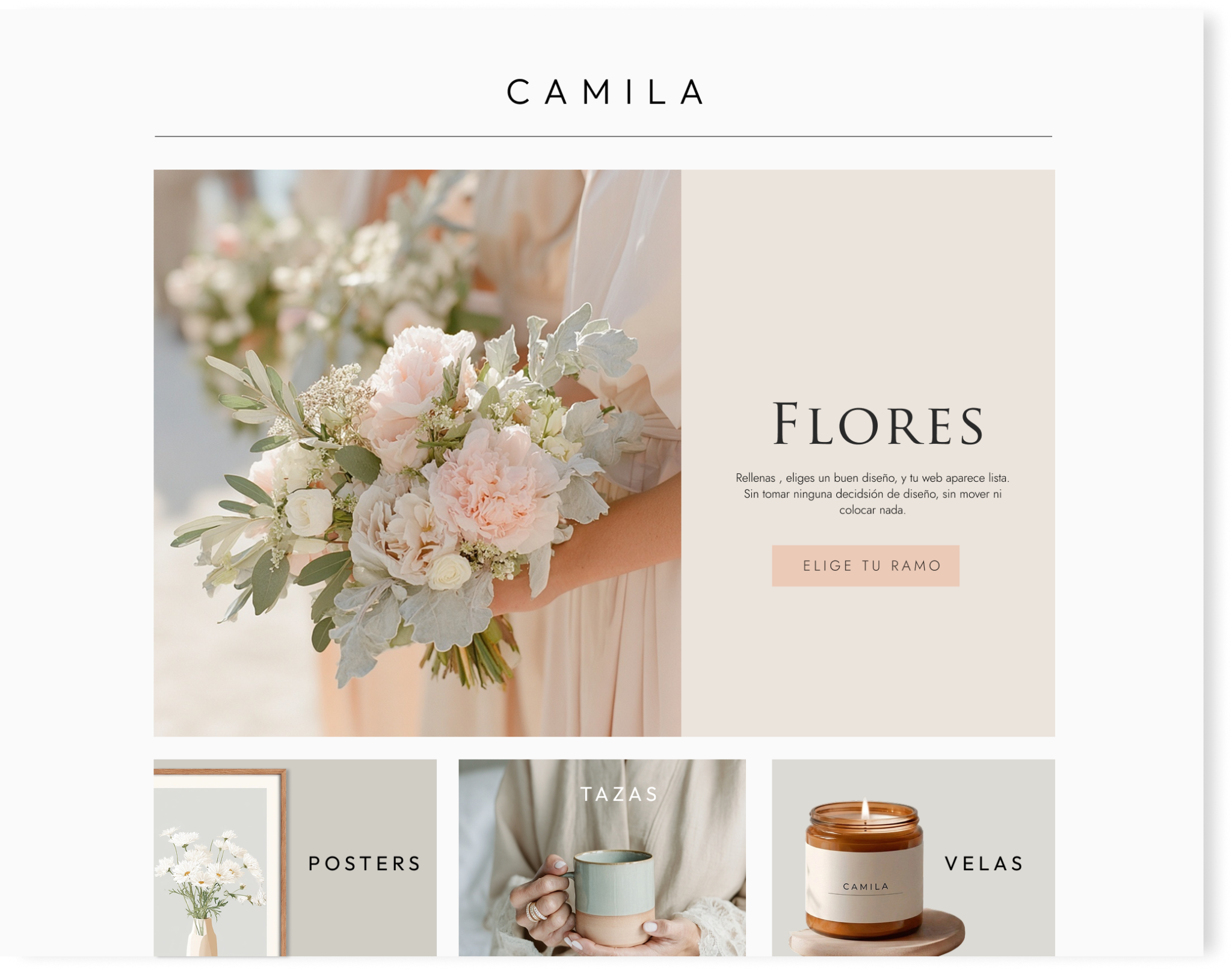 Ejemplo de diseño web LAARK